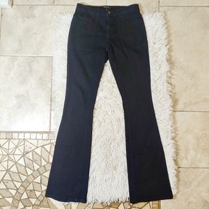 WHO WHAT WEAR ~ FLARE Bootcut Dark Denim Jeans